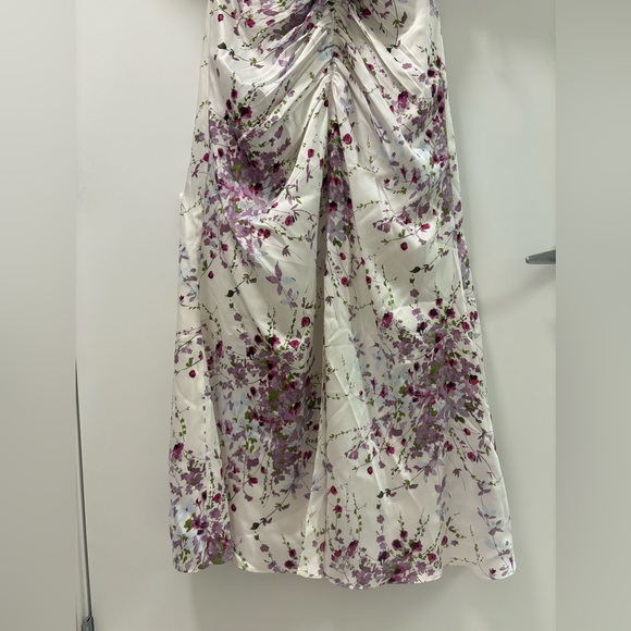 Cinq à Sept Brenton Puff-Sleeve Mid-Summer Bloom Dress Size 4 NWT - Picture 8 of 16